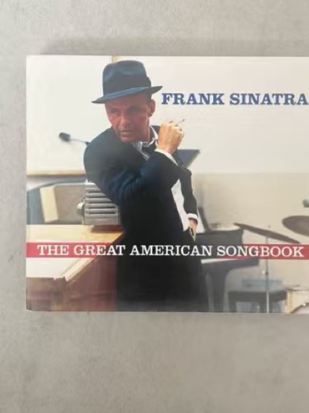 Frank Sinatra 'The Great American Songbook' Album Cover - Navy & White